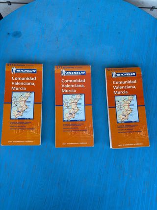 3 Mapas Michelin Comunidad Valenciana Murcia