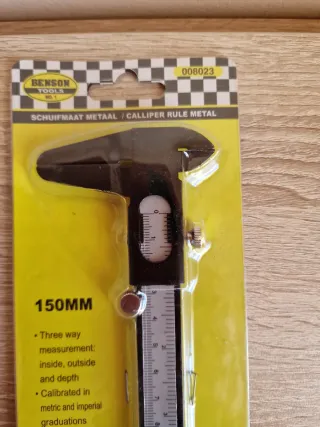 Pie de Rey Benson 150mm Metal