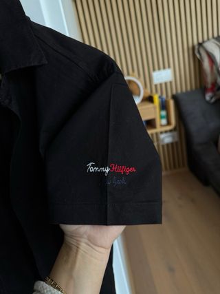 Camicia uomo Tommy Hilfiger nera