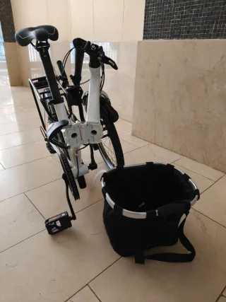 Bicicleta Plegable Monty Source Blanca