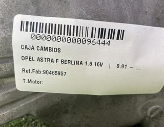 Caja cambios opel 90465957 astra f berlina 96444