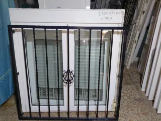 2 Ventanas con rejas 130x135