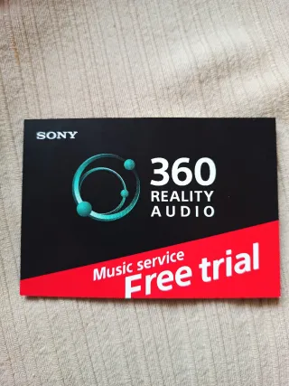 Sony 360 Reality Audio Music Service Free Trial