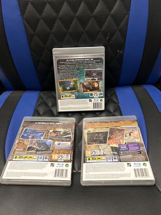 Trilogía Uncharted PS3 (Uncharted 1, 2, 3)