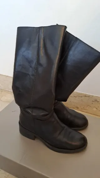 Stivali Maxclan in vitello nero