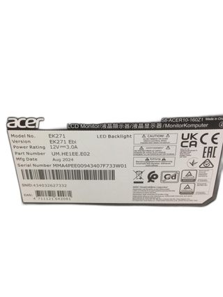 E620261-0 Monitor Led Acer Ek271 27 Led