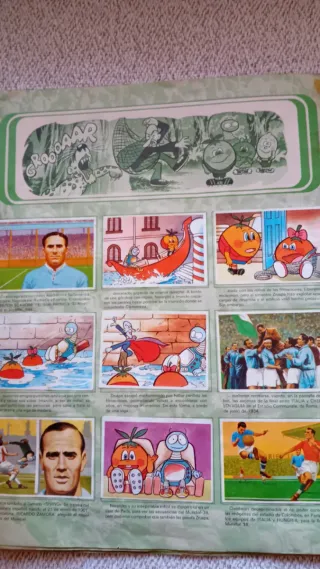 Álbum super raro  Naranjito Mundial 82