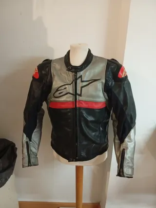 Blusão homem Motard Pele Alpinestars