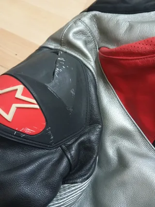 Blusão homem Motard Pele Alpinestars