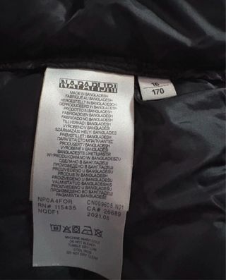 Giubbino nero imbottito