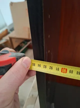 Estantería madera y metal