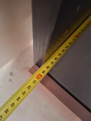 Estantería madera y metal