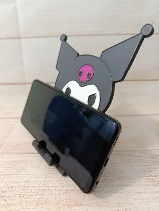 Soporte Kuromi Sanrio para móvil