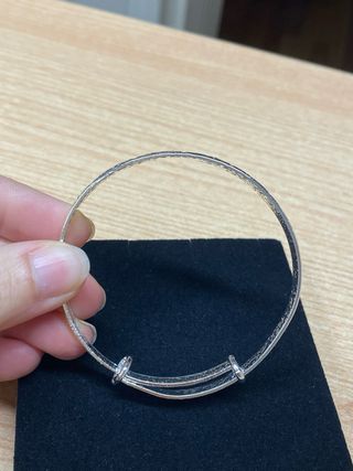 Bracciale in acciaio regolabile con stelle