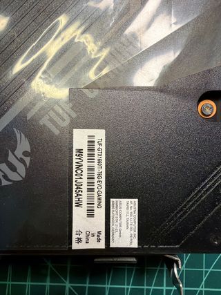 ASUS TUF GTX 1660 TI Tarjeta Gráfica