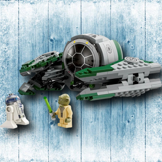 Starfighter Jedi Yoda + 2 Minifigs Star Wars