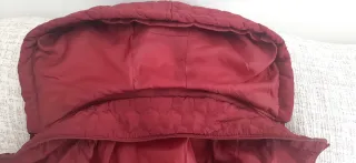 Chaquetón mujer color vino, burdeos