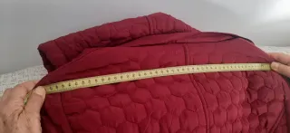 Chaquetón mujer color vino, burdeos