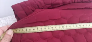 Chaquetón mujer color vino, burdeos