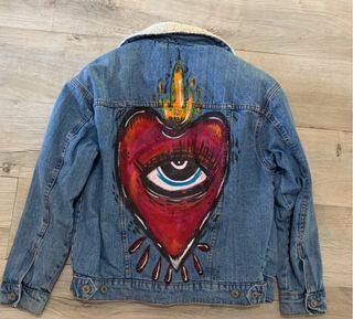 Cazadora vaquera borreguillo mujer