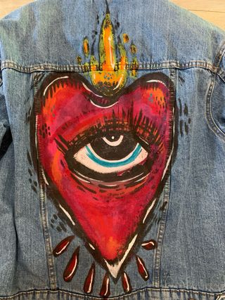 Cazadora vaquera borreguillo mujer