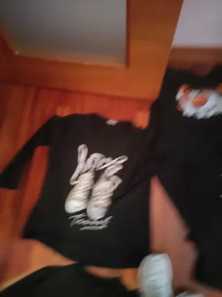 Lote 5 Camisetas Manga Larga Negras XL