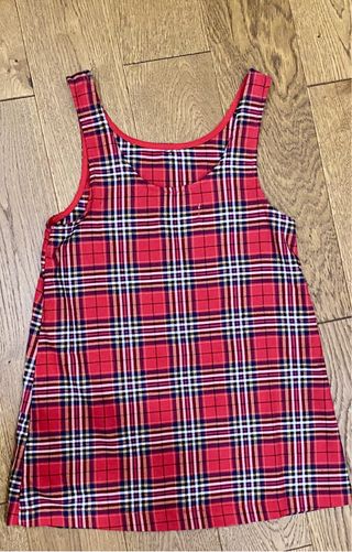 Scamiciato lana bambina fantasia scozzese