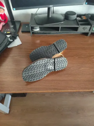 Sandalias Avarca Menorquina Negras T 41 sin uso