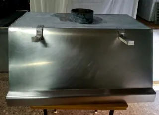 Campana extractora hostelería acero inoxidable