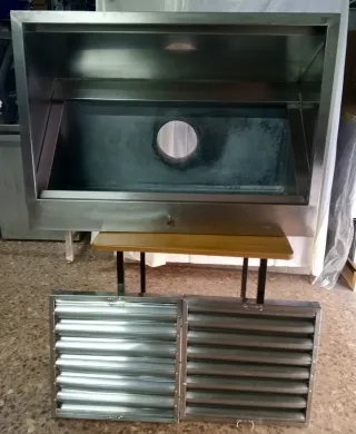 Campana extractora hostelería acero inoxidable