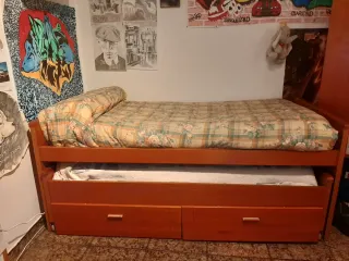 Cama nido con colchones