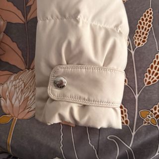 Nuevo Abrigo pluma ZARA blanco roto