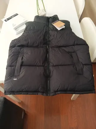 Chaleco acolchado negro