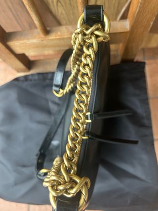 Borsetta Pinko Nera con Catena Oro