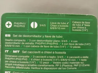 Lote Llaves Compactas PARKSIDE