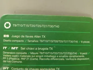 Lote Llaves Compactas PARKSIDE