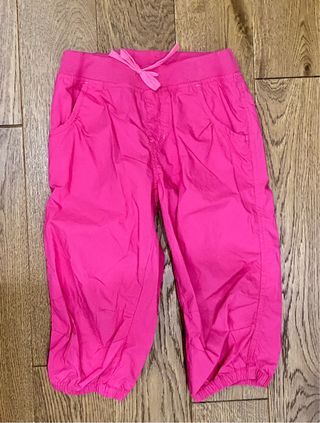 Pantalone estivo bambina fucsia