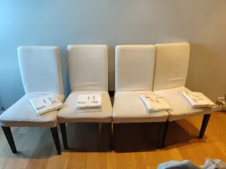 4 Sillas Ikea HenrikSDAL con funda de repuesto