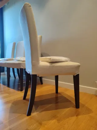 4 Sillas Ikea HenrikSDAL con funda de repuesto