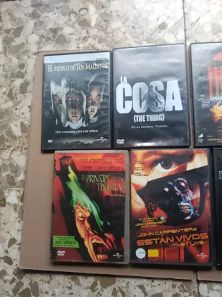 Lote 6 Películas DVD John Carpenter