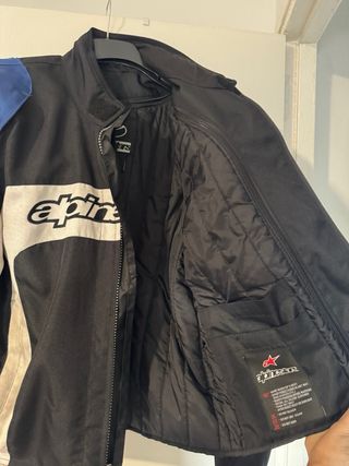 Chaqueta Moto Alpinestars Negra-Azul