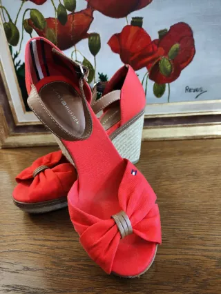 Sandalias cuña Tommy Hilfiger Talla 37