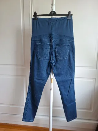 Pantalón vaquero premamá azul Talla M