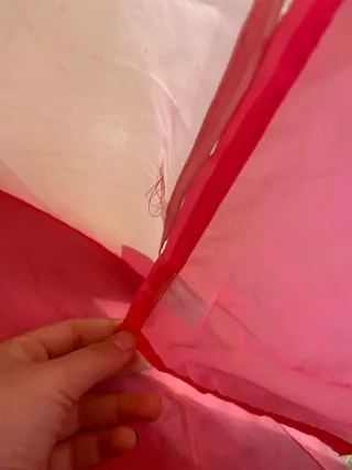 Castillo de tela para niñas