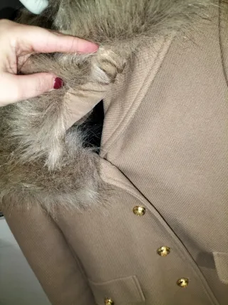 Abrigo Zara Manteco 75%lana