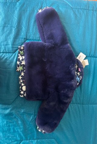 Stella McCartney Pellicciotto Blu Nuovo con Cartel