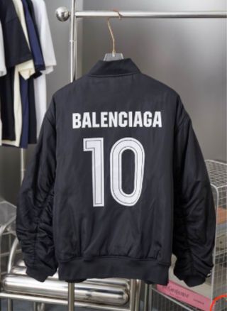 Chaqueta Bomber Balenciaga Negra