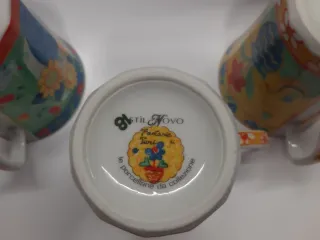 Set 3 tazze mug Stil Novo floreali