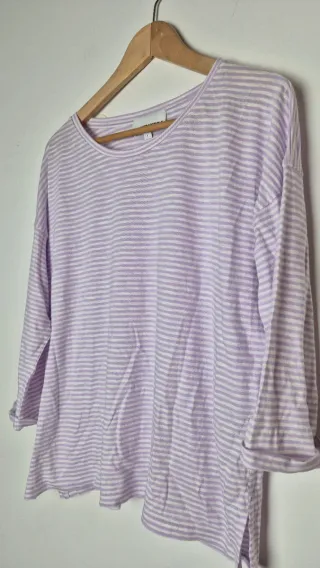 Camisola riscas lilás Armedangels L