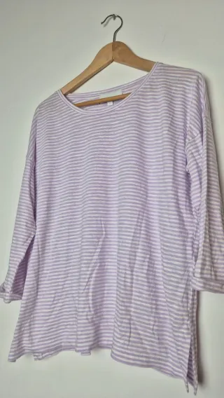 Camisola riscas lilás Armedangels L